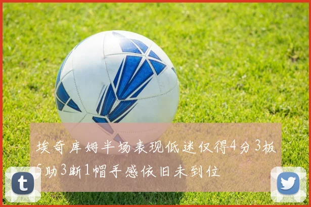 埃奇库姆半场表现低迷仅得4分3板5助3断1帽手感依旧未到位